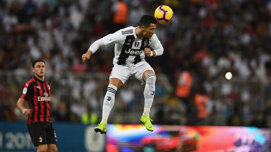 Cristiano Ronaldo a câştigat primul trofeu cu Juventus! Portughezul a înscris unicul gol al Supercupei Italiei cu AC Milan