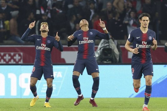 PSG s-a răzbunat cu vârf şi îndesat pe echipa care a scos-o din Cupa Ligii! Hat-trickuri pentru Mbappe şi Cavani, dublă pentru Neymar