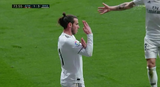 Gareth Bale, gest pur şi simplu incalificabil în derby-ul Madridului! VIDEO | Imagini cum rar se văd pe un teren de fotbal la acest nivel