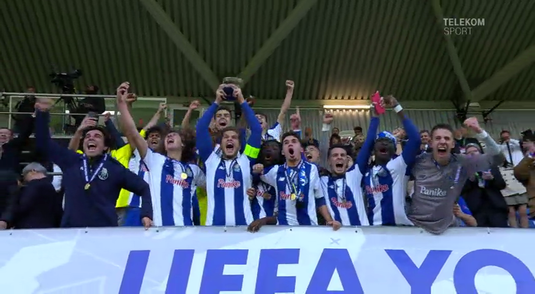VIDEO | Campioană surpriză! FC Porto a câştigat în premieră trofeul Youth League după o finală spectaculoasă