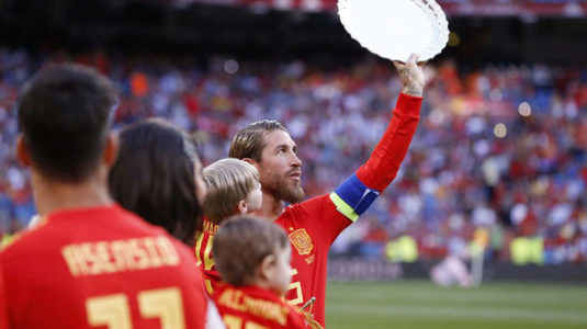 Căpitanul Spaniei, premiat înainte de meciul cu Suedia. Moment emoţionant pe Estadio Santiago Bernabeu