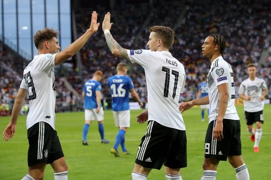Preliminarii Euro 2020 | Germania şi Franţa au făcut spectacol, Italia a întors Bosnia, iar Turcia a pierdut în Islanda. Rezultatele zilei AICI