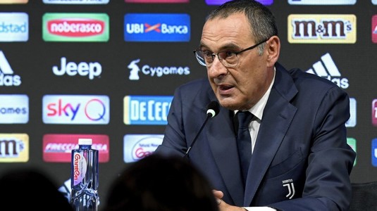 Antrenorul lui Juventus Torino, Maurizio Sarri s-a îmbolnăvit. Este obligat să facă pauză