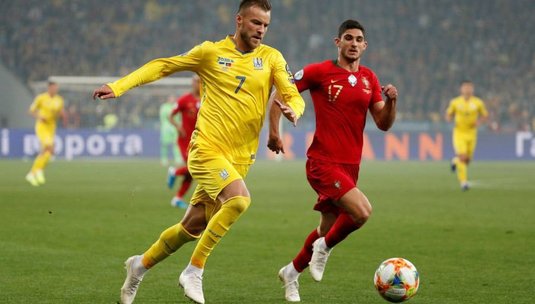 Preliminarii Euro 2020: Ucraina, a cincea echipă calificată la turneul final, după victoria contra Portugaliei. Aici ai toate rezultatele de luni