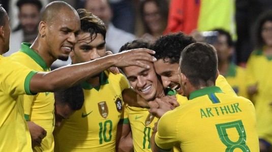 VIDEO | Brazilia a încheiat seria neagră de rezultate. Coutinho a marcat un gol superb în amicalul împotriva Coreei de Sud