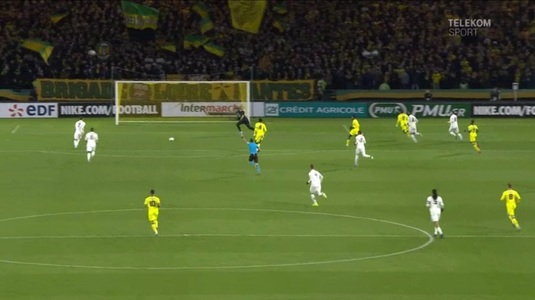 VIDEO | Ratare monumentală pentru un fotbalist de la Olympique Lyon, în meciul cu Nantes. A fost prea sigur pe execuţie