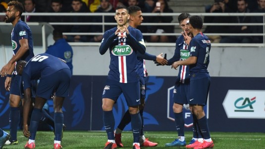VIDEO | Pau - Paris Saint-Germain 0-2, în optimile Cupei Franţei. Paredes şi Sarabia au marcat golurile campioanei