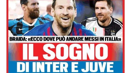 Isterie în Italia în privinţa transferului lui Lionel Messi! Imaginea publicată de jurnaliştii italieni: mutarea poate ajunge la 350 de milioane de euro