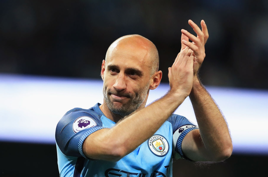Pablo Zabaleta, fost campion cu Manchester City în Premier League, şi-a anunţat retragerea
