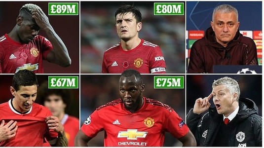 De la plecarea lui Alex Ferguson in 2013, Manchester United a cheltuit peste 1 miliard de lire pentru 37 de transferuri câştigând doar 3 trofee.