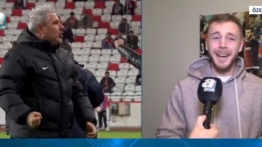 VIDEO | Alexandru Maxim a râs când a auzit întrebarea reporterului despre Marius Şumudică: "Aşa se relaxează". Ce a spus despre antrenor