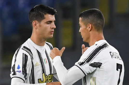 Cristiano Ronaldo aproape de o revenire la Real Madrid? Alvaro Morata vrea să mai joace alături de portughez. "Sper să rămână la Juventus şi să mă pot bucura evoluând alături de el"