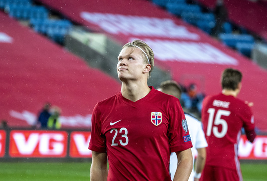 Erling Haaland nu a impresionat pentru Norvegia în meciul cu Gibraltar. "Mă aşteptam la mai mult de la el"
