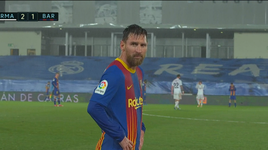Leo Messi a tremurat la propriu cu Real Madrid! Cum a fost surprins starul Barcelonei pe finalul meciului VIDEO 