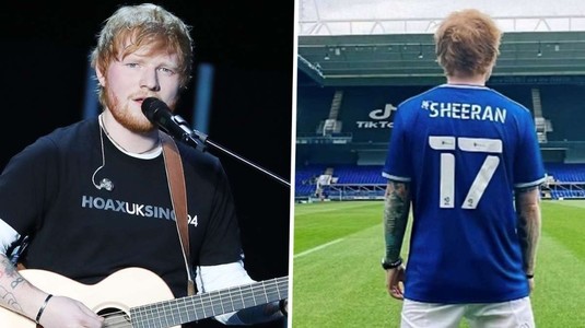 Ed Sheeran a fost inclus în lotul unei echipe din Anglia. Ce club l-a prezentat pe celebrul cântăreţ britanic