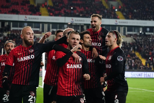 Alexandru Maxim a marcat în victoria importantă a lui Gaziantep cu Fenerbahce, scor 3-2! VIDEO