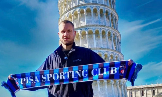 ”Un atacant capabil să aducă plusul pentru promovarea în Serie A” George Puşcaş a luat la pas oraşul Pisa. Primele imagini din Italia 