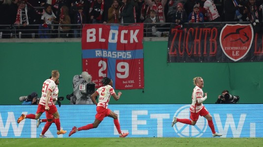 VIDEO | Calificare dramatică pentru Leipzig în finala Cupei Germaniei. Forsberg a marcat golul victoriei în prelungiri