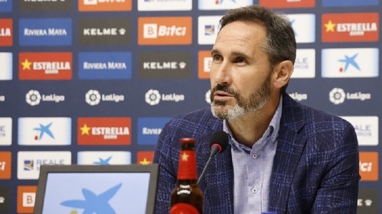 Antrenorul Vicente Moreno a fost demis de la Espanyol
