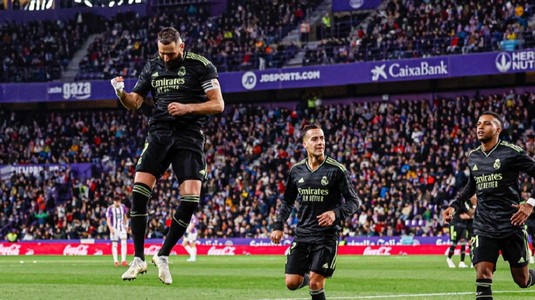 VIDEO | Spectacol în LaLiga! Real Madrid a obţinut cu mare noroc cele trei puncte pe terenul lui Valladolid. Celta Vigo - Sevilla 1-1