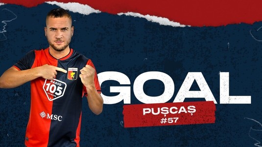 VIDEO | George Puşcaş, gol decisiv în victoria lui Genoa cu Benevento