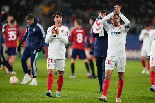 FC Sevilla, OUT. Osasuna Pamplona s-a calificat în semifinalele Cupei Spaniei