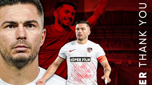 OFICIAL | Alin Toşca şi-a reziliat contractul cu Gaziantep! Jucătorul este aşteptat să semneze cu noua echipă din Serie B