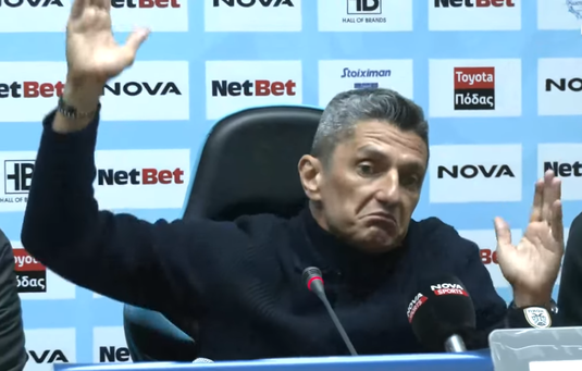 VIDEO | Răzvan Lucescu, dezlănţuit la adresa arbitrajului, la ultimul meci al lui PAOK. Translatorul, pus în dificultate