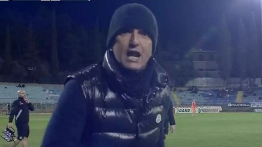 Scandal cu Răzvan Lucescu la derby-ul Aris - PAOK! S-a certat cu preşedintele advers şi a trimis un obiect spre fanii din tribună: "Nu e corect!" | VIDEO