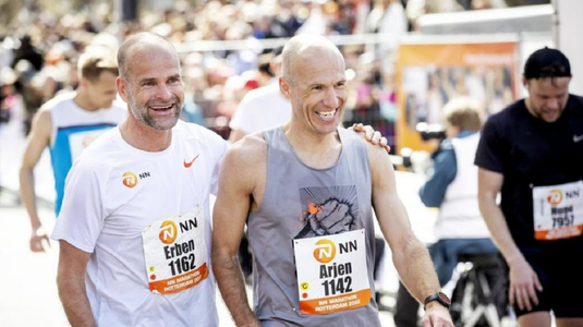 Arjen Robben a terminat maratonul de la Rotterdam în mai puţin de trei ore. Ce progres a înregistrat faţă de ediţia din 2022