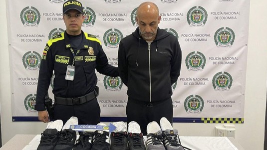 Un fost internaţional columbian, arestat a treia oară pentru trafic de droguri. Unde a ascuns peste 1.8 kg de cocaină | VIDEO