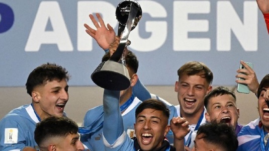Uruguay U20, campioană mondială! Marea învinsă, reprezentativa Italiei. Reacţia preşedintelui din Uruguay: ”Felicitări!”