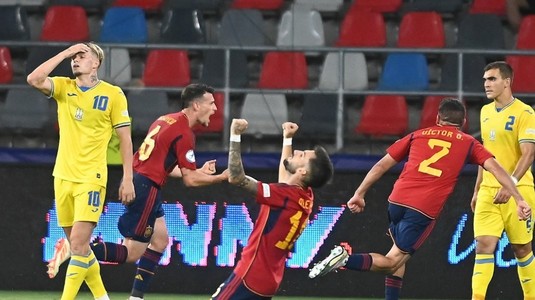 Spectacol pe Stadionul Steaua! Spania - Ucraina, a doua semifinală de la EURO U21, s-a încheiat cu şase goluri marcate. Cum arată finala turneului 
