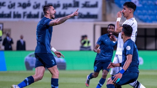 VIDEO | Andrei Burcă a marcat primul său gol în Arabia Saudită! Florin Tănase a fost şi el titular