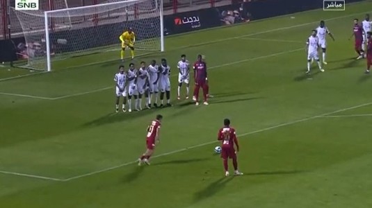 VIDEO | Nicolae Stanciu a marcat superb în Arabia Saudită! A deschis scorul din lovitură liberă pentru echipa lui Cosmin Contra