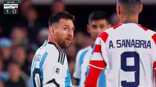 VIDEO | Imagini incredibile la meciul dintre Argentina şi Paraguay! Messi a fost scuipat de un fost jucător al Barcelonei. Cum a reacţionat ”La Pulga”