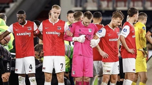 VIDEO | Momente dramatice în Eredivisie! Meciul AZ Alkmaar - NEC Nijmegen a fost suspendat după ce Bas Dost s-a prăbuşit pe teren şi a avut convulsii