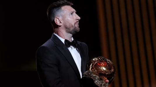 VIDEO | ”E un moment ruşinos”. Gafa incredibilă din clipul postat de Inter Miami, după ce Messi a câştigat Balonul de Aur
