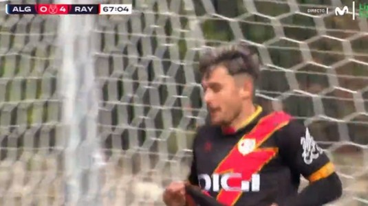 VIDEO | Andrei Raţiu a înscris primul său gol pentru Rayo Vallecano. Românul a marcat într-un meci în care şi Radamel Falcao a punctat de două ori