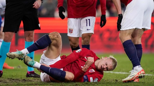 Alertă la City! Haaland s-a accidentat şi a renunţat la meciul Norvegiei cu Scoţia: "Trebuie să urmez un tratament"