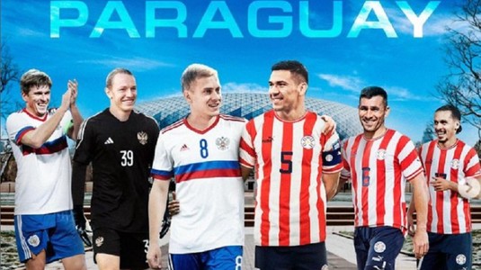 Rusia va juca un meci amical cu Paraguay, la Moscova, în data de 25 martie
