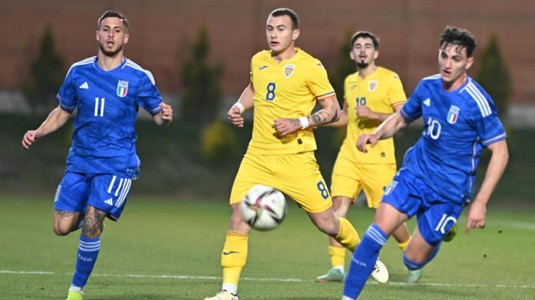 România U20 - Italia U20 0-0. ”Tricolorii” lui Costin Curelea, remiză în Elite League