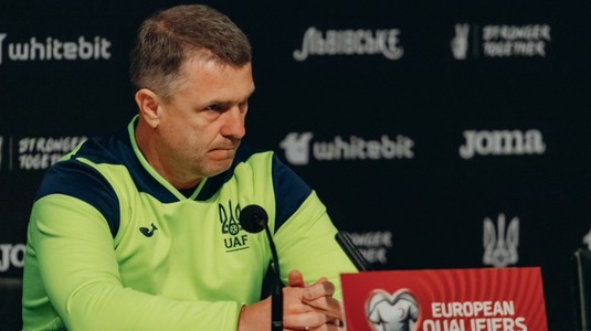 Selecţionerul Ucrainei se teme de unul dintre jucătorii României! Cine îi dă bătăi de cap lui Serghei Rebrov: ”Este foarte bun. Îmi place mult de el”