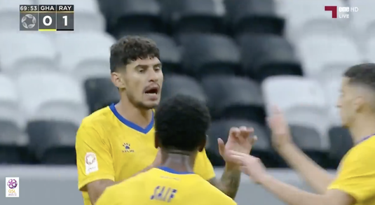 VIDEO | Show în Qatar! Florinel Coman, dublă în meciul Al-Gharafa - Al-Rayyan