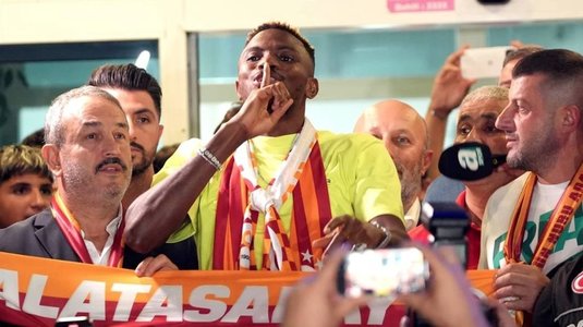 VIDEO | Imagini incredibile la sosirea lui Victor Osimhen în Turcia! Nigerianul a fost primit în uralele fanilor lui Galatsaray