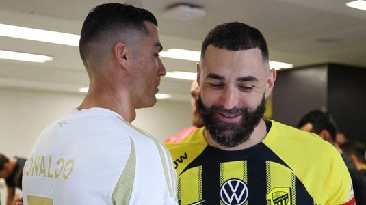 FOTO | Cristiano Ronaldo şi Karim Benzema, duel al titanilor în Arabia Saudită. Al Ittihad a învins Al-Nassr, scor 2-1