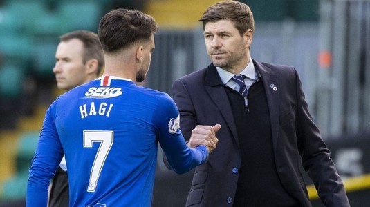 Postarea legendarului Steven Gerrard pentru Ianis Hagi. Ce a scris englezul după evoluţia mijlocaşului în derby-ul cu Celtic