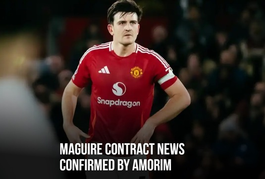 Manchester United îi prelungeşte contractul lui Harry Maguire