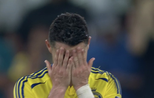 Drama lui Cristiano Ronaldo! A lăcrimat, după ce a dat pe lângă minge şi Al Nassr a fost eliminată din Liga Campionilor Asiei