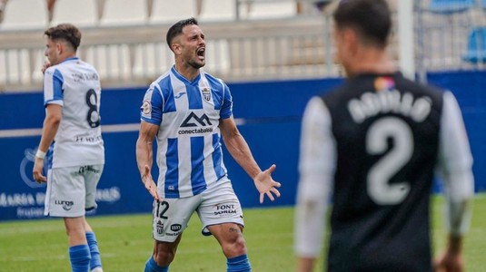 Florin Andone rupe porţile în continuare. Atacantul, decisiv pentru echipa sa în barajul de promovare în liga a treia